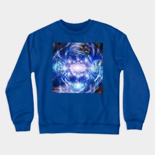 Universes inside glass spheres Crewneck Sweatshirt